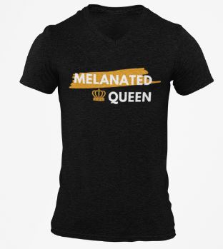 Melanated Queen V-Neck