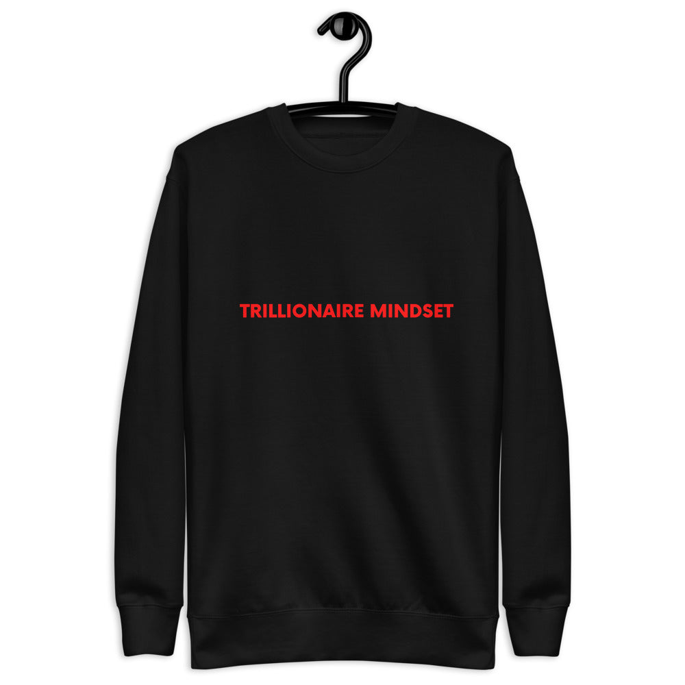 TRILLIONAIRE MINDSET (Red) Sweatshirt