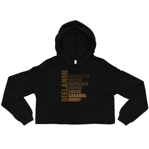 Melanin Cropped Hoodie