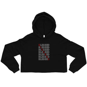 BLESSED Crop Hoodie